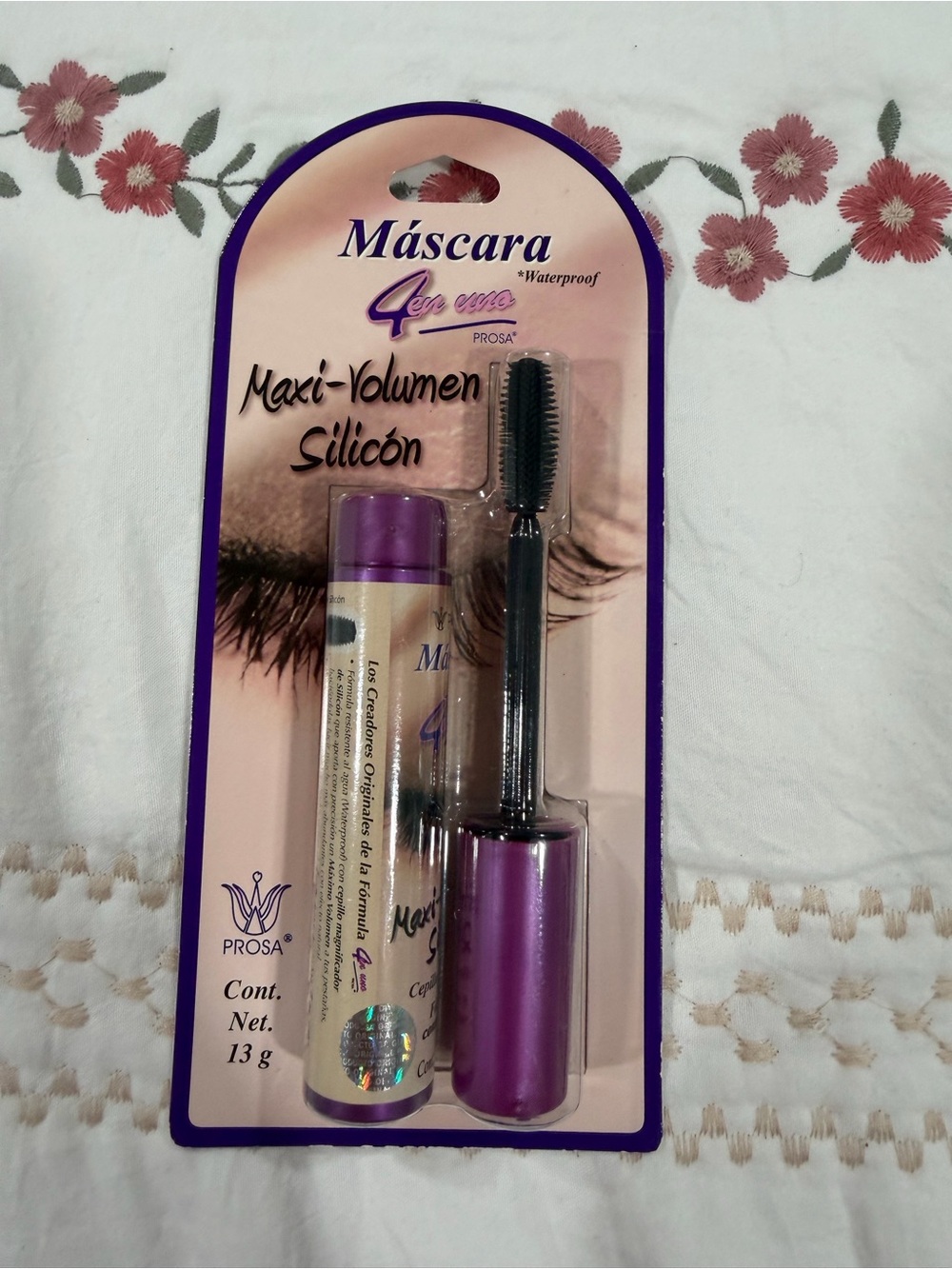 Prosa Maxi-Volumen Silicón Mascara — Pink/Purple